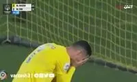 رونالدو دروازه را از فاصله ۱متری باز نکرد!
