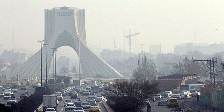 وضعیت هوای تهران در اولین روز هفته کاری 