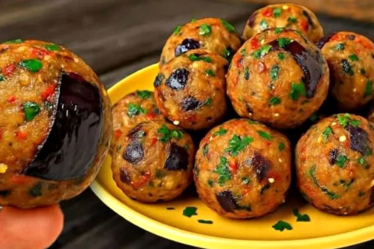 طرز تهیه یک غذای جدید و خوشمزه با بادمجان