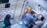 لحظه سرقت طلافروشی توسط دختر و پسر جوان