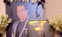 تصاویری از هنرمندان مشهور در ختم امید جهان