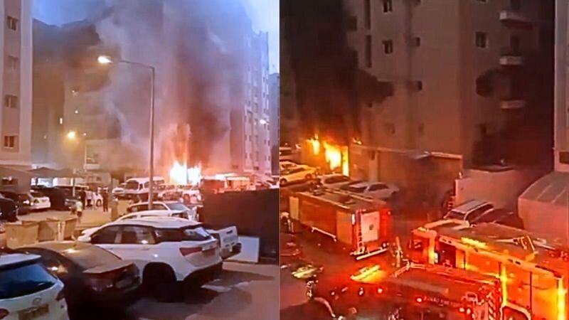 ۴۱ نفر در آتش‌سوزی یک ساختمان جان دادند