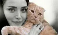 عشق‌بازی بهنوش طباطبایی با بچه‌گربه‌های ملوسش