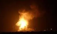 انفجار در بندر عمان در پی حمله پهپادی