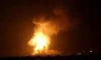 انفجار در بندر عمان در پی حمله پهپادی