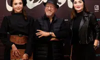قاب دو بازیگر زن و مرد سریال پایتخت در اکران یک فیلم