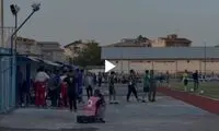 درگیری و جنجال ساپینتو بعد از گل ملوان