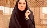 زیبایی خیره‌کننده بازیگر  سریال نجلا در یک جشن