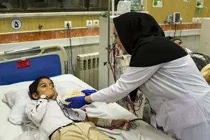 وضعیت کودکان مجروح در بیمارستان مفید تهران