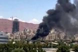 آتش‌سوزی شدید در شهرک علمی‌ تحقیقاتی اصفهان