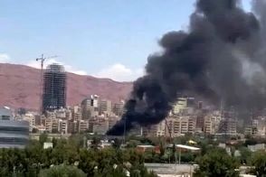 آتش‌سوزی شدید در شهرک علمی‌ تحقیقاتی اصفهان