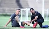 تتوی عجیب و ترسناک حامد لک در تمرینات بدنسازی