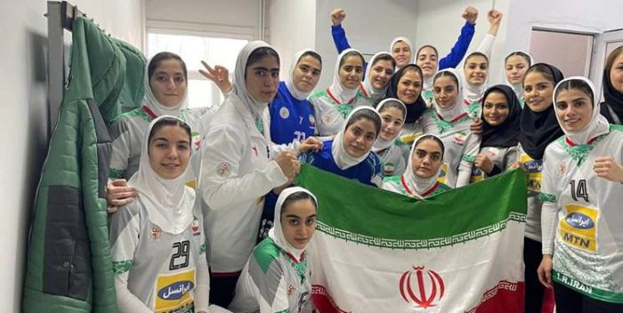 دختران ایران بر بام هندبال آسیا ایستادند