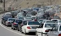 ترافیک سنگین در جاده‌های شمالی 
