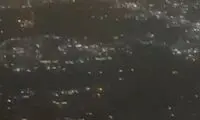 تصاویر چهارشنبه سوری از آسمان تهران
