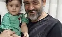 استوری خوش حس‌وحال مهران غفوریان به همراه دخترش