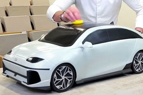 ساخت خودروی شکلاتی به سبک قناد آمریکایی