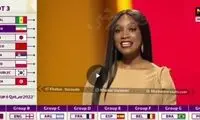 لحظه اعلام قرعه ایران در جام جهانی
