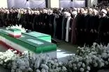 لحظه ورود پیکر رهبر شهید به حرم نجف