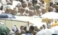 دیشب مسجدالحرام بارانی شد