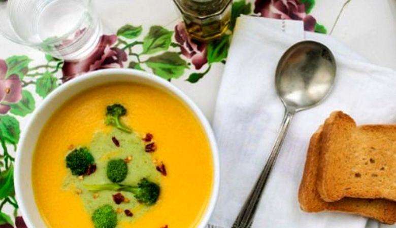 سوپ دو رنگ و خوشمزه برای روزهای سرد