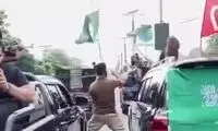 جشن خیابانی مردم پاکستان بعد از توافق مکه