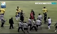 صحنه جنجالی هفته با تصمیم عجیب داوری!