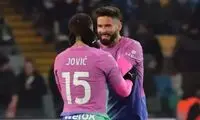 خلاصه بازی اودینزه - میلان