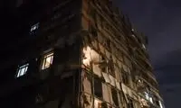وضعیت اطراف بیمارستان گاندی بعد از حمله هوایی