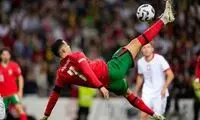 فقط رونالدو می‌تواند یک لحظه را به شاهکار تبدیل کند!