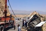 علت واژگونی اتوبوس در محور فیروزآباد مشخص شد