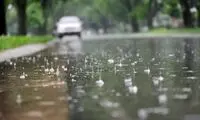 ویدئویی از بارش وحشتناک باران در گیلان