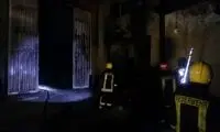 وقوع آتش‌سوزی گسترده در کارخانه کفش در قم