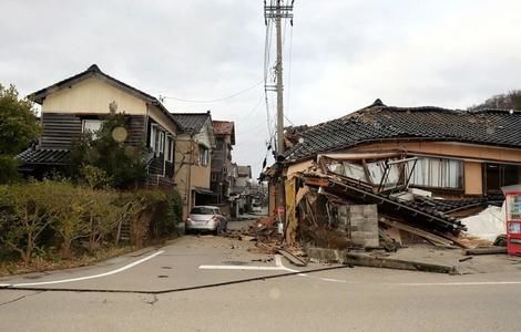 صحنه‌ای عجیب پس از زلزله 7.6 ریشتری ژاپن
