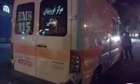 لحظه حمله چند اوباش به اورژانس یک بیمارستان