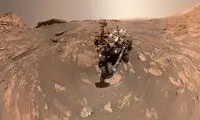 پنیر سوئیسی در قطب جنوب مریخ!