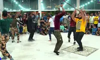 رقص چوب آخرالزمانی در یک عروسی ایرانی!