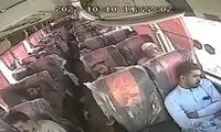حادثه وحشتناک برای یک اتوبوس؛ وقتی مسافران خواب بودند
