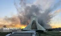آسیب برج آزادی در پی موج انفجارهای حملات اخیر