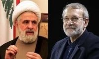 روایت لاریجانی از دیدار با دبیر کل جدید حزب‌الله 