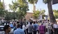  تجمع اعتراضی مردم به خشک شدن دریاچه ارومیه 