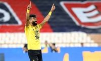 پیروزی پرگل سپاهان مقابل تراکتور ۱۰نفره