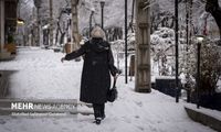قاب‌هایی حال خوب کن از طبیعت برفی بام ایران