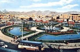 عکسی رنگی از میدان امام حسین در دهه ۵۰