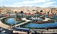 عکسی رنگی از میدان امام حسین در دهه ۵۰