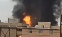حریق گسترده در یک کارگاه فندک‌‌سازی اطراف تهران