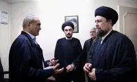 تصاویری از دیدار صمیمی پزشکیان با سیدحسن خمینی