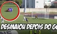 یک بازیکن گل زد و بی‌هوش شد!