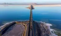 نمایی دیدنی از «دریاچه ارومیه» در دهه ۴۰