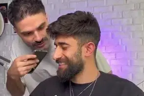 قلی‌زاده در آرایشگاه به هواداران پرسپولیس وعده داد!